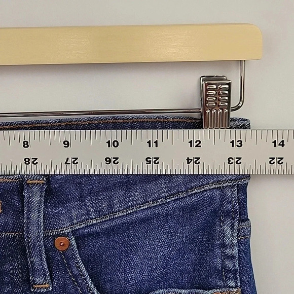 Madewell Jeans 10" High Rise Skinny Medium Wash Size 26 - Picture 8 of 16
